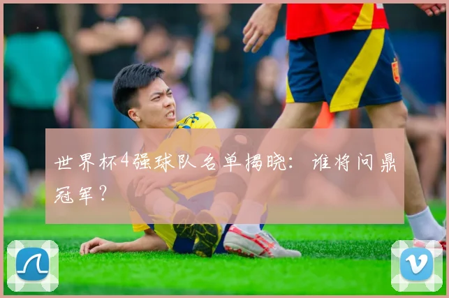 世界杯4强球队名单揭晓：谁将问鼎冠军？