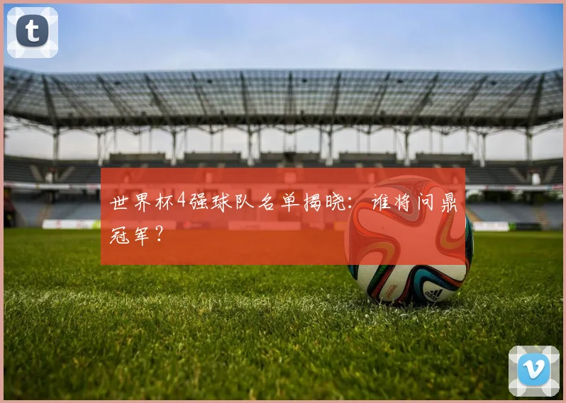 世界杯4强球队名单揭晓：谁将问鼎冠军？
